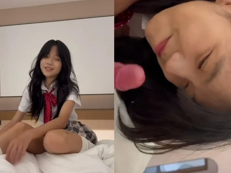 Em loli dễ thương liếm của quý biến em thành con em đĩ nứng p1